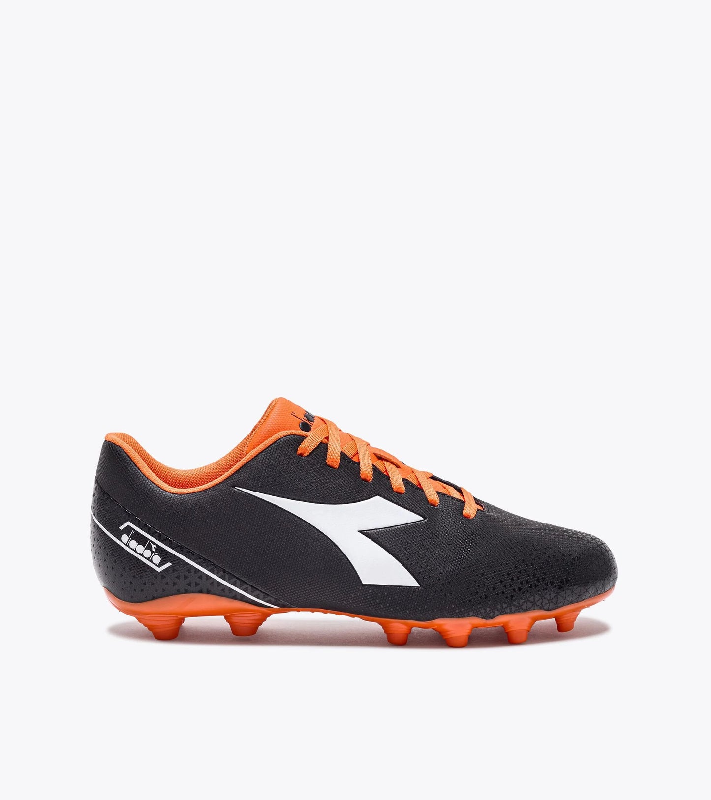 Diadora Pichichi 6 MG14 Adult Soccer Cleats - Black/Orange