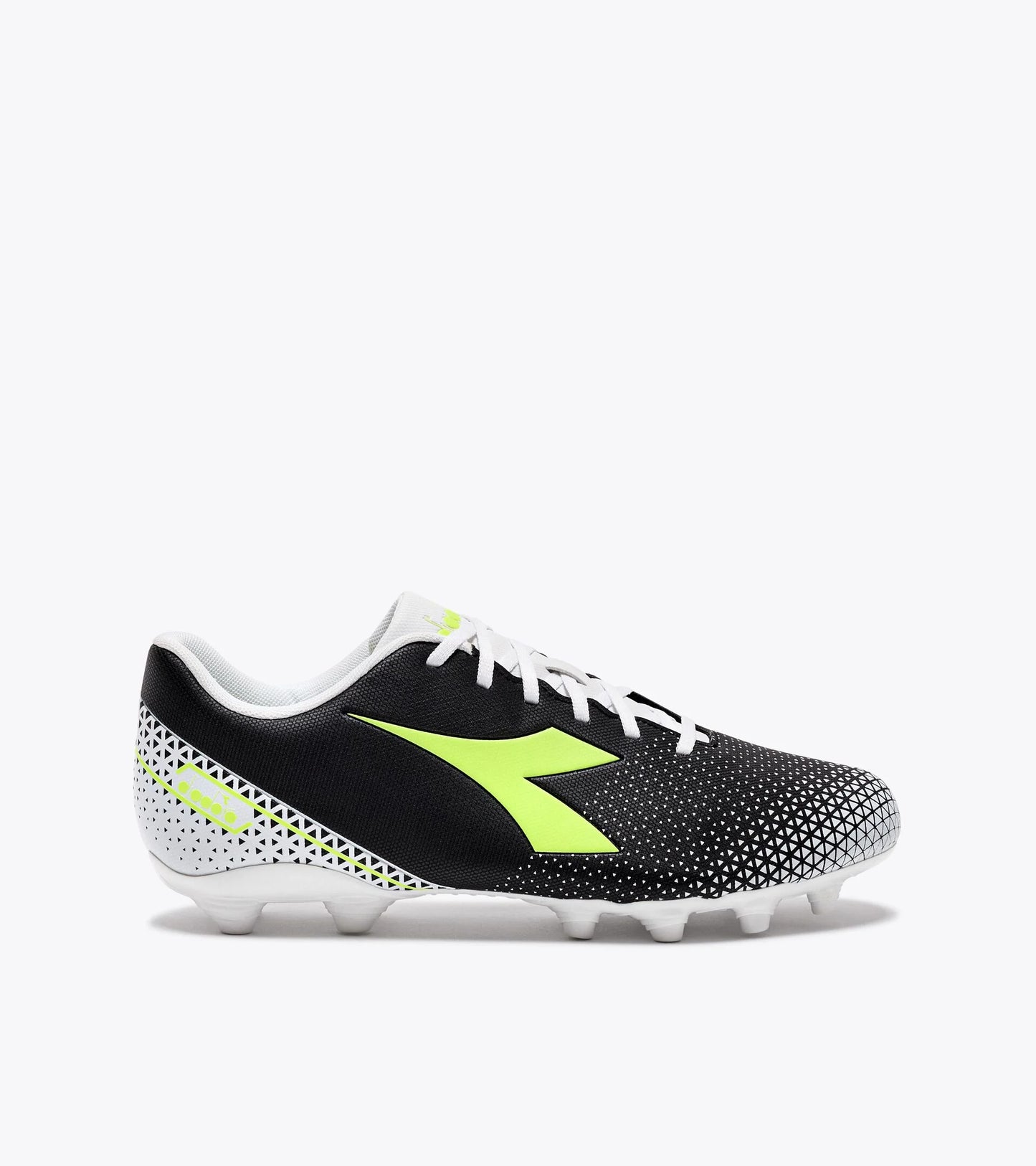 Diadora Pichichi 6 MG14 Adult Soccer Cleats - Black/Fluorescent