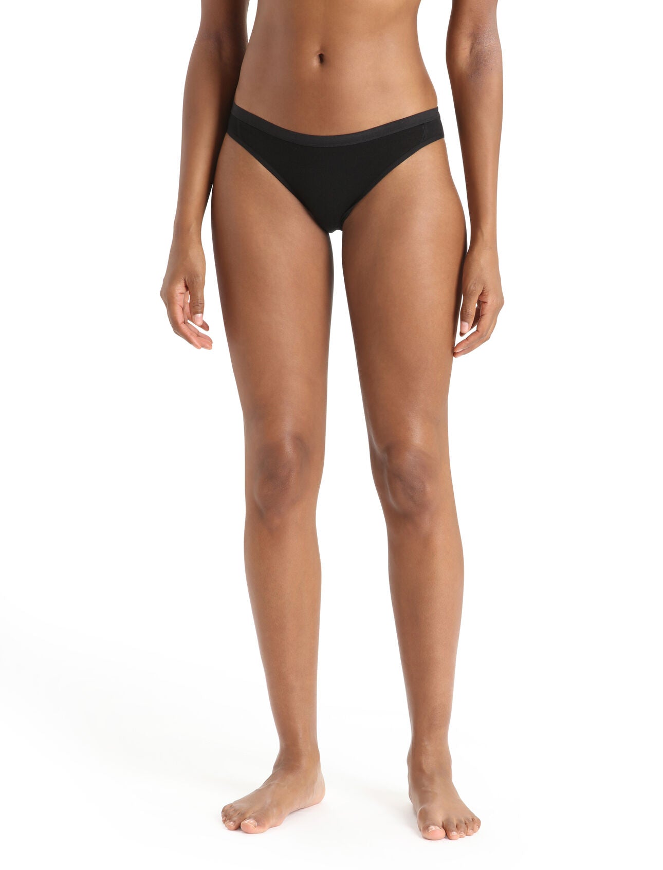 Icebreaker Womens Merino Siren Bikini Briefs - Black