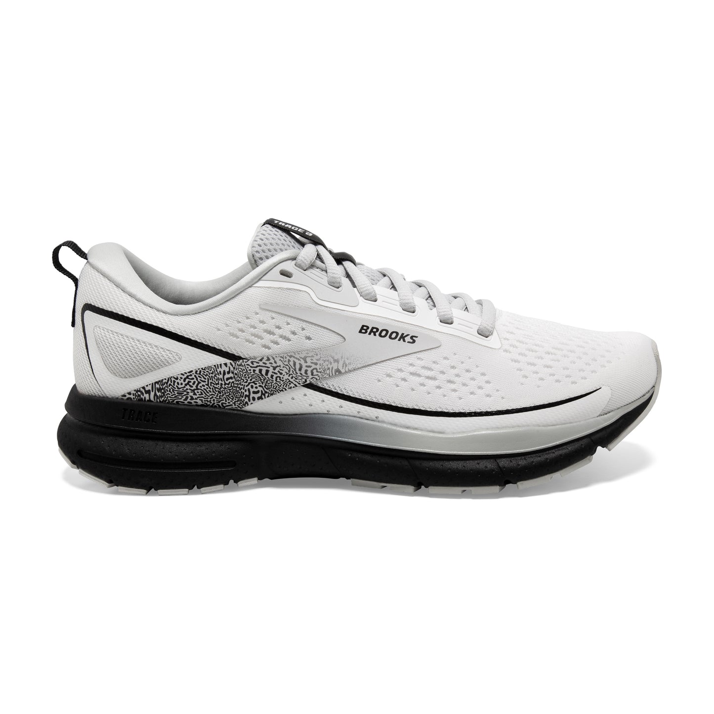 Brooks Trace 3 Wide Women’s Road Runners - White/Oyster/Black
