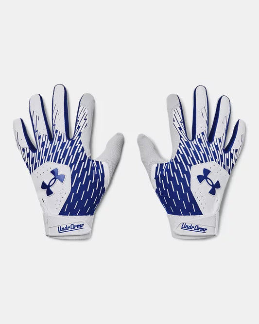 Under Armour Clean Up Youth Batting Gloves - Blue