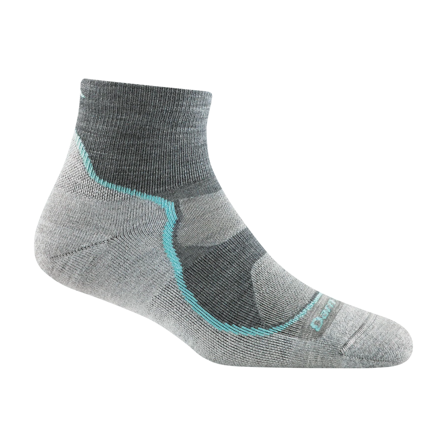 Darn Tough Women's Quarter Length Lightweight Hiker Socks - Slate Grey