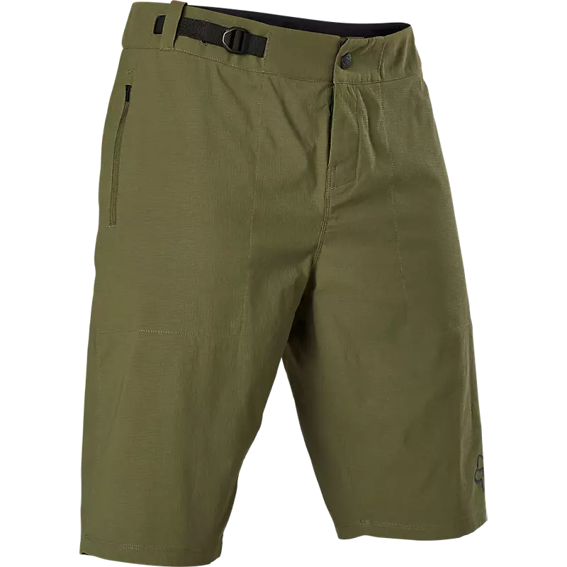 Fox Ranger Mens Lined MTB Shorts - Olive Green