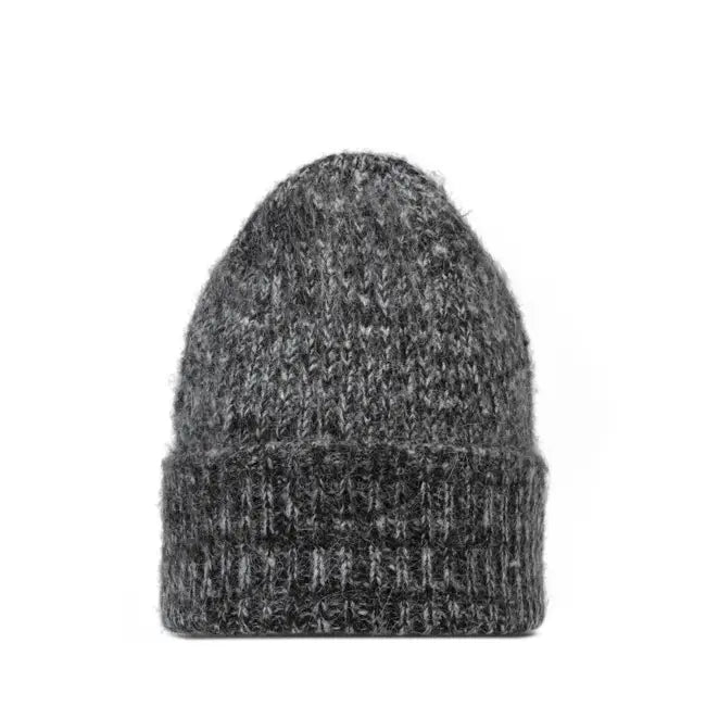 Buff Irna Knitted Beanie - Graphite