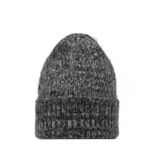 Buff Irna Knitted Beanie - Graphite