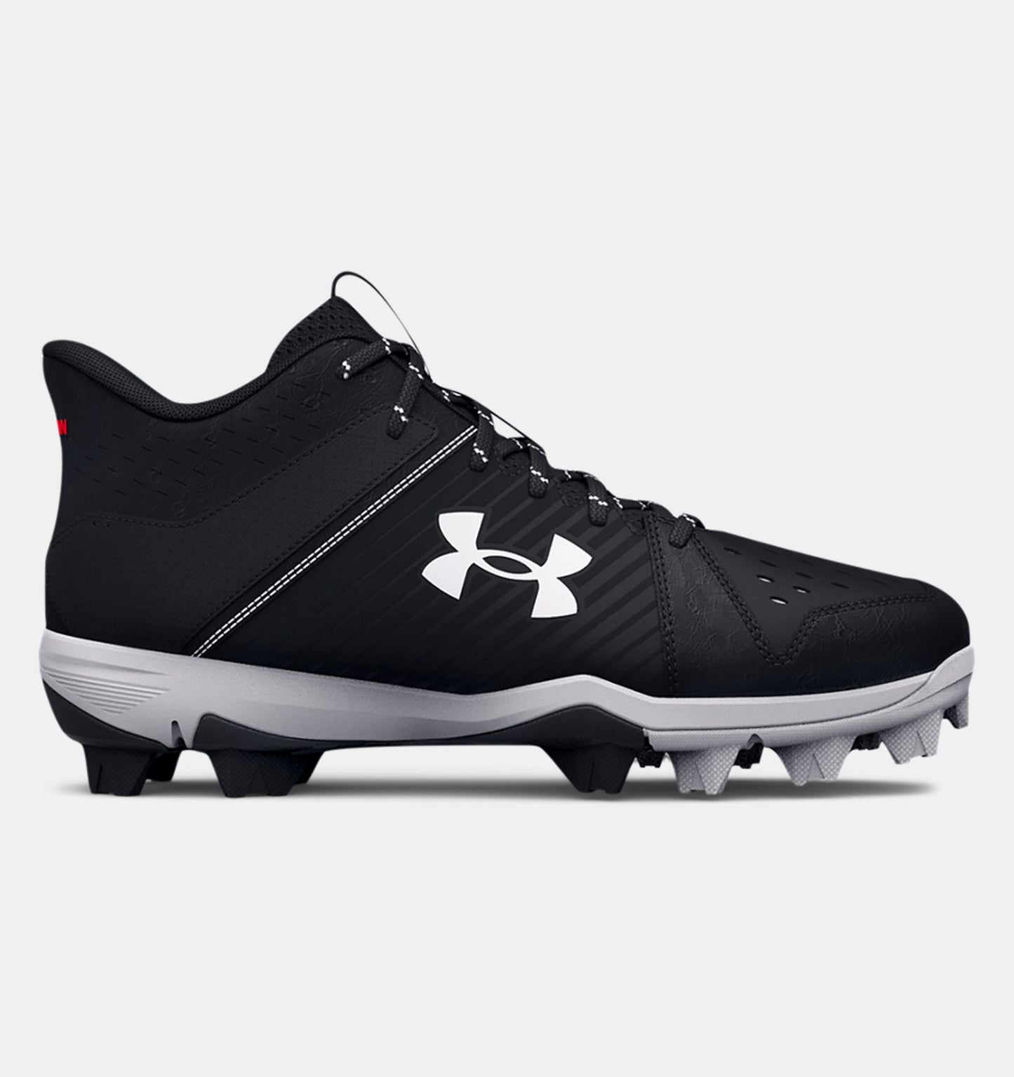 Under Armour Leadoff Mid Junior Baseball Cleats - Black