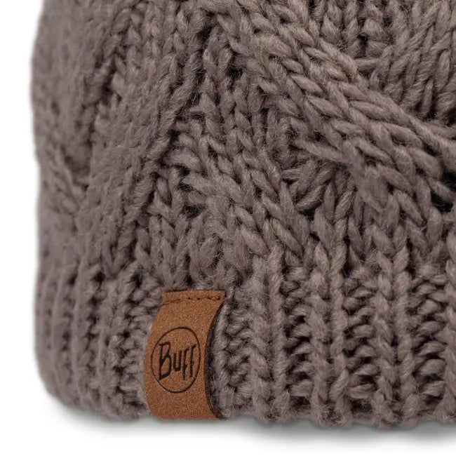 Buff Caryn Knitted & Fleece Band Beanie - Cobblestone