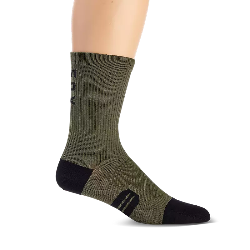Fox Ranger 8" Socks - Olive Green