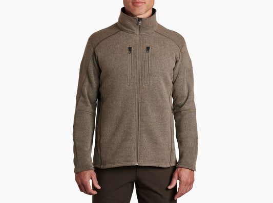 Kuhl Interceptr Mens Full Zip Fleece - Oat