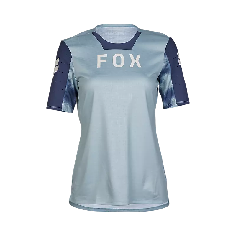 Fox Defend Taunt Womens Shortsleeve MTB Jersey - Gunmetal