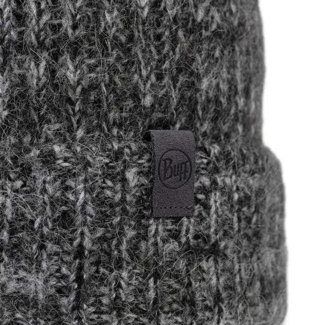 Buff Irna Knitted Beanie - Graphite