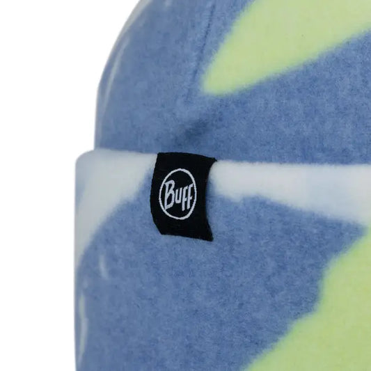 Buff Polar Prints Youth Beanie - Oamsi Cobalt