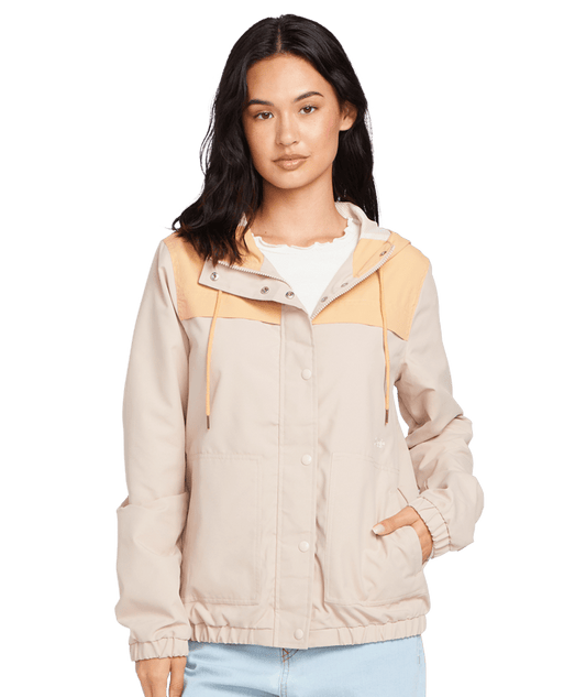 Volcom Enemy Stone Womens Jacket - Sand