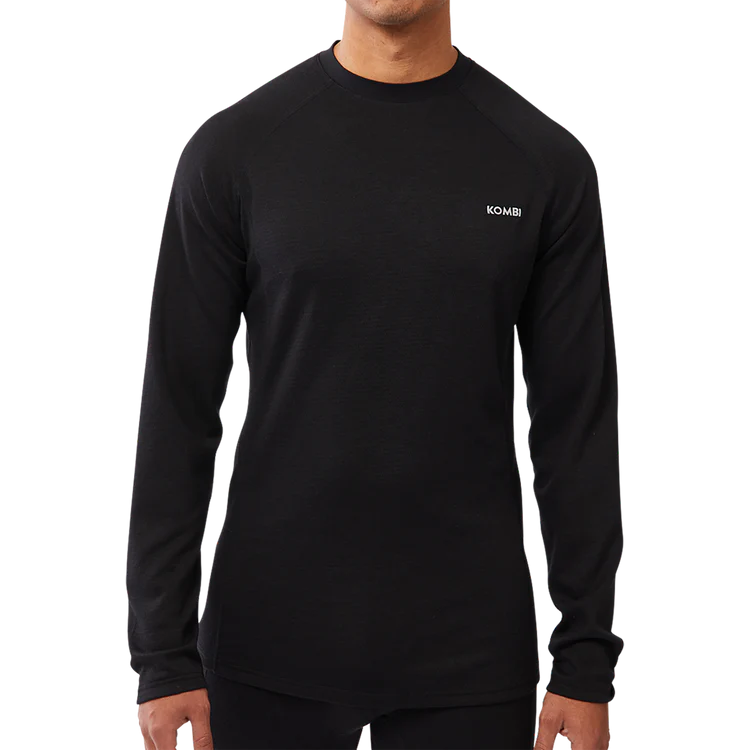 Kombi MerinoMix Pro Crew Top Men's Base Layer - Black