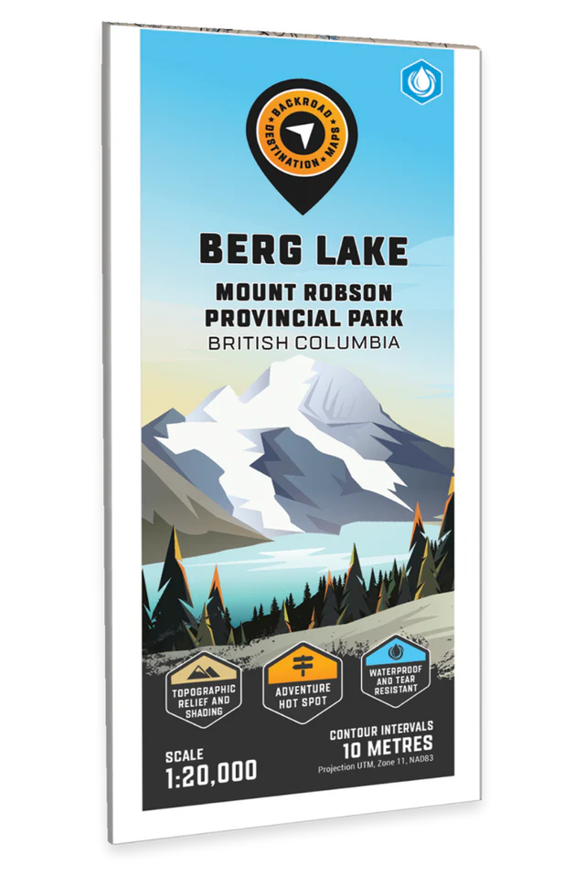 Backroad Mapbooks Berg Lake Destination Map