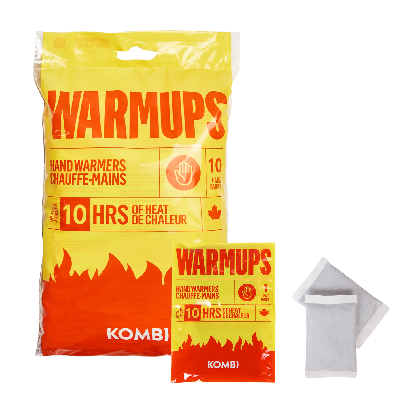 Kombi Warmups Hand Warmers - 10 Pack