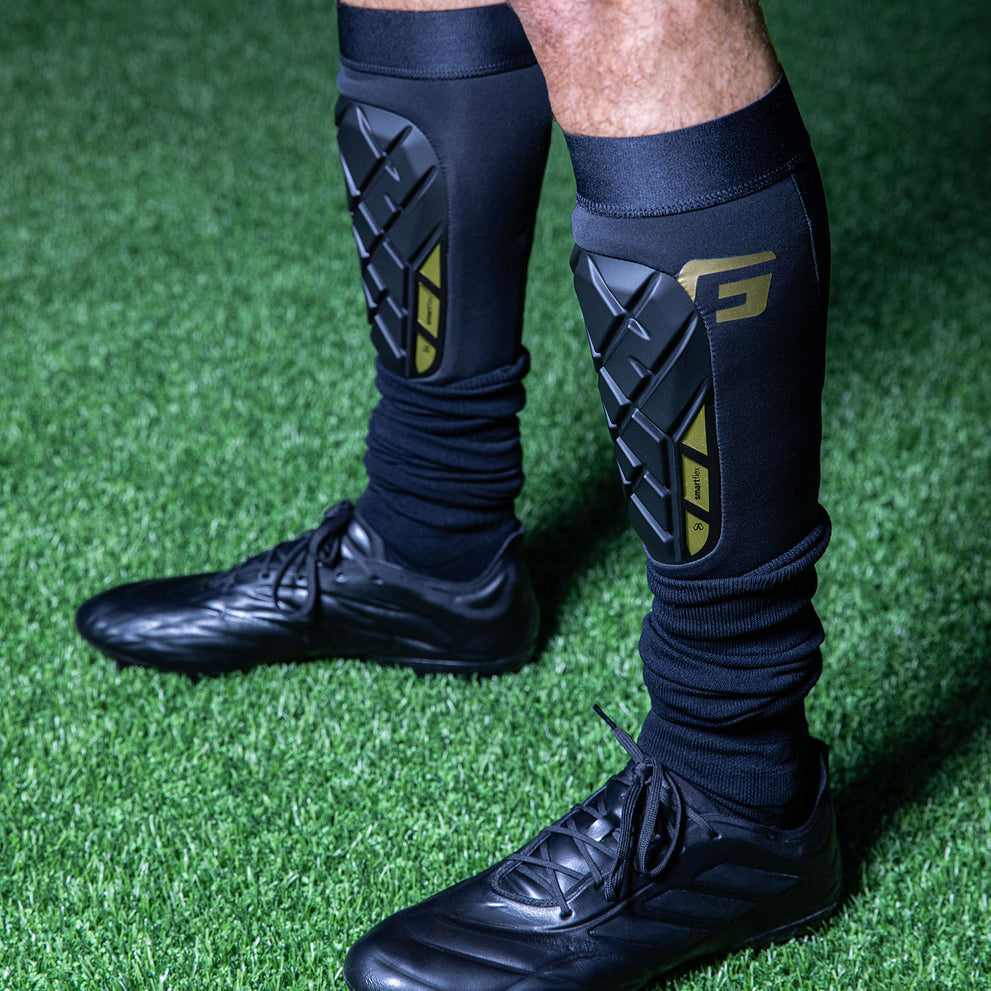 G-Form Pro S Elite X Soccer Shin Guards - Black/Gold