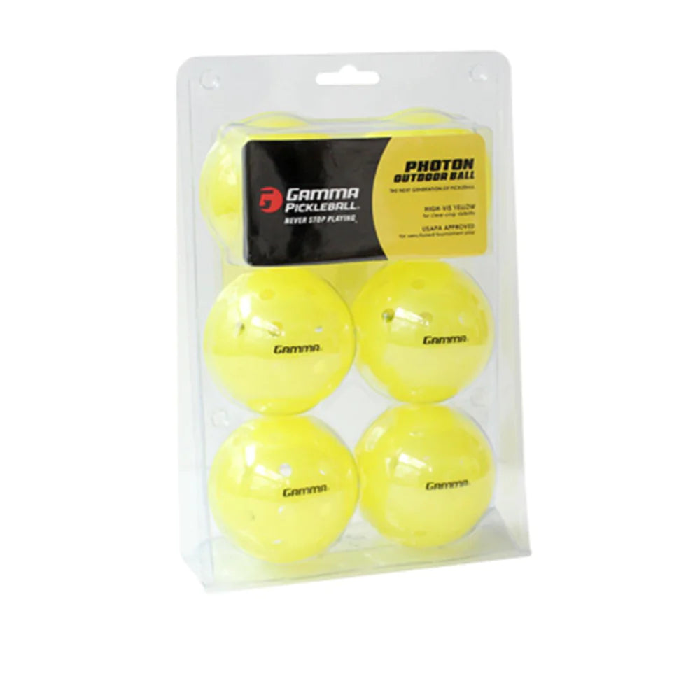 Gamma Photon Outdoor Pickleball - 6 Pack
