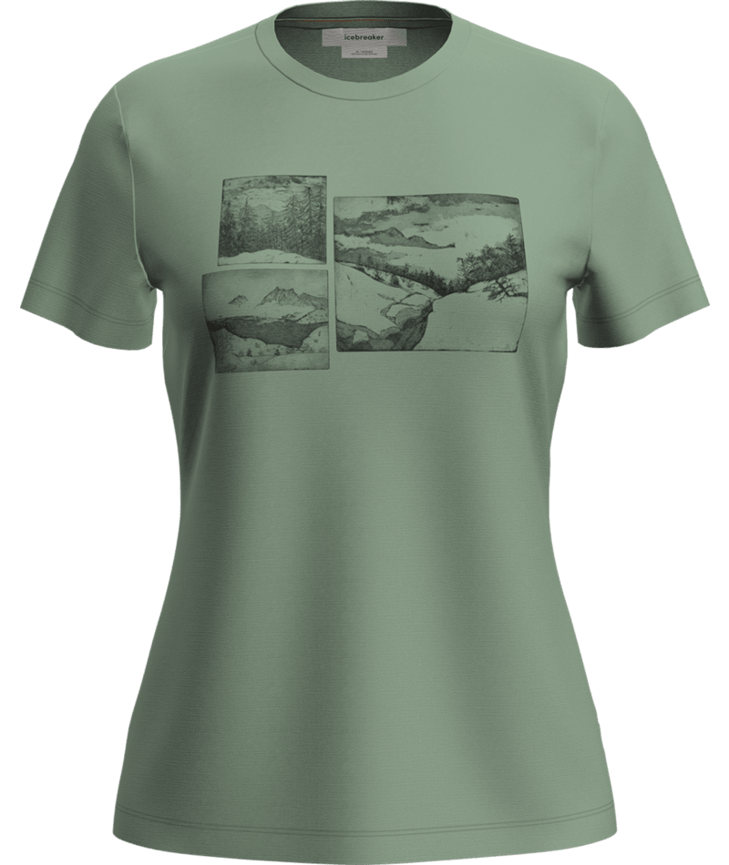 Icebreaker Women's Merino 150 Tech Lite Short Sleeve T-Shirt Journey