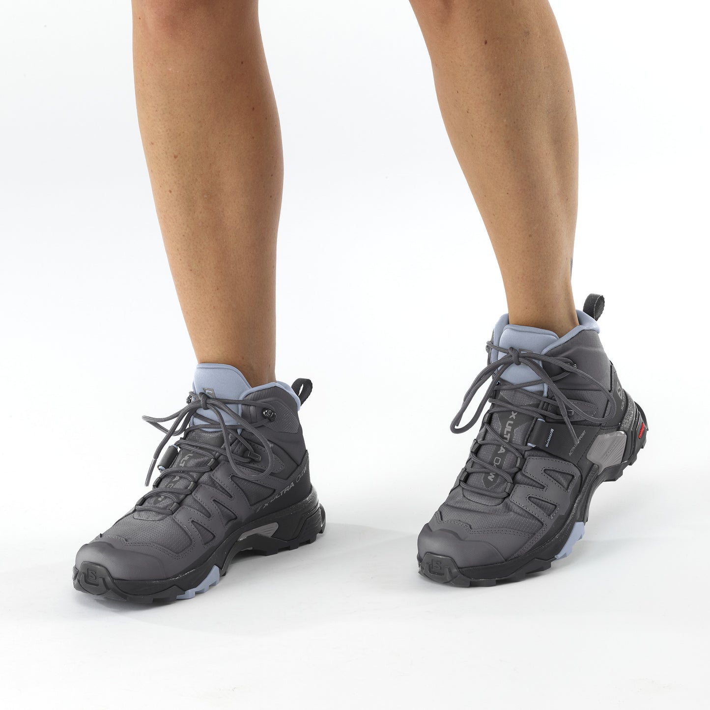 Salomon X Ultra 4 Mid Gore-Tex Womens Hiking Boots - Magnet/Black/Zen