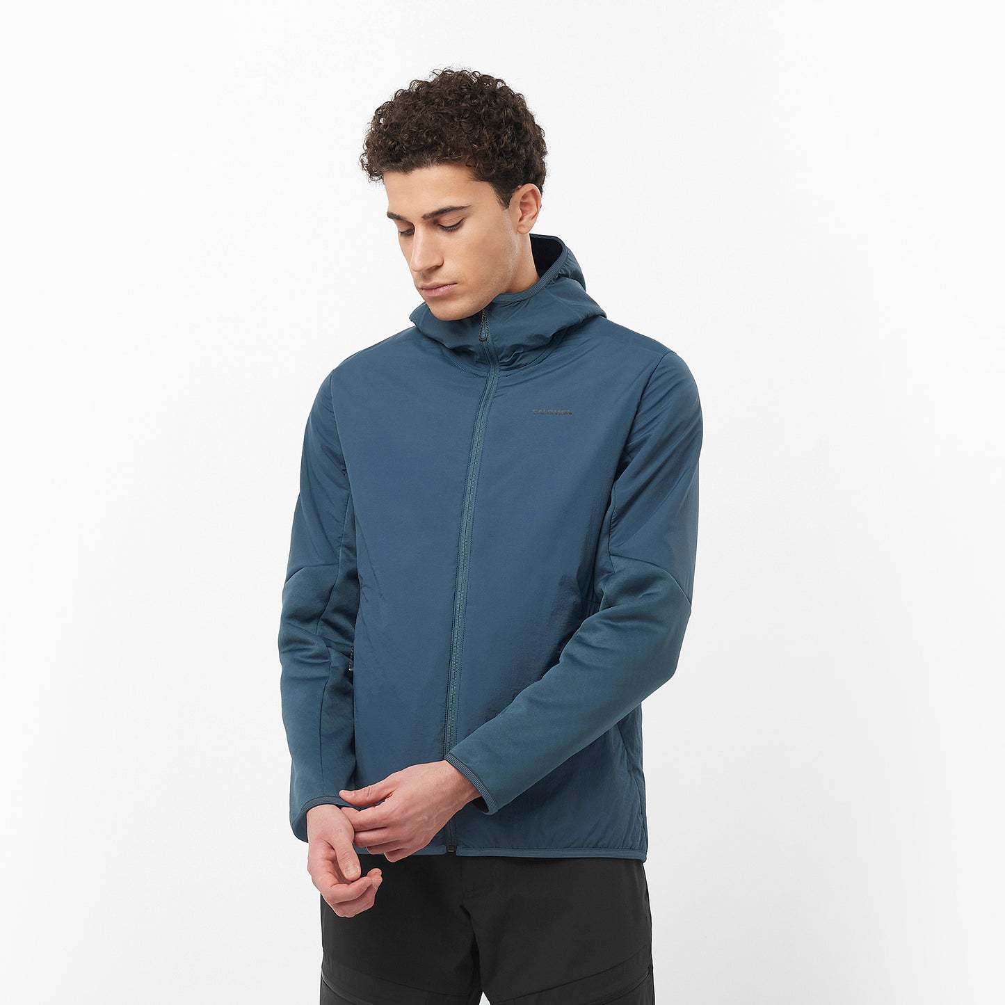 Salomon Outline Warm Hybrid Mens Jacket - Midnight Navy