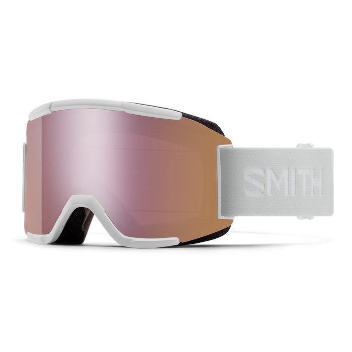 Smith Squad Goggles - White Vapor with ChromaPop Everyday Violet Mirror & Clear Lenses