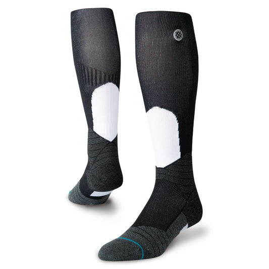 Stance MLB Diamond Pro Stripes Baseball Socks - Black Stirrup