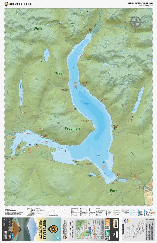 Backroad Mapbooks Murtle Lake Destination Map