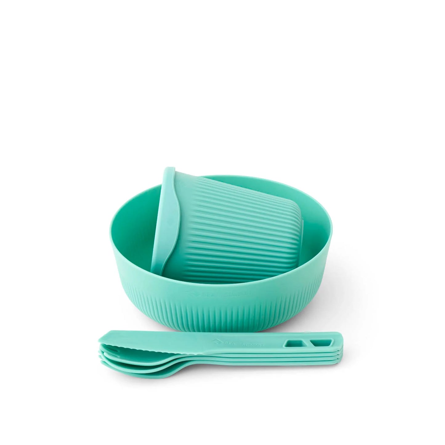 Sea to Summit Passage Dinnerware Set 1P - Aqua Blue