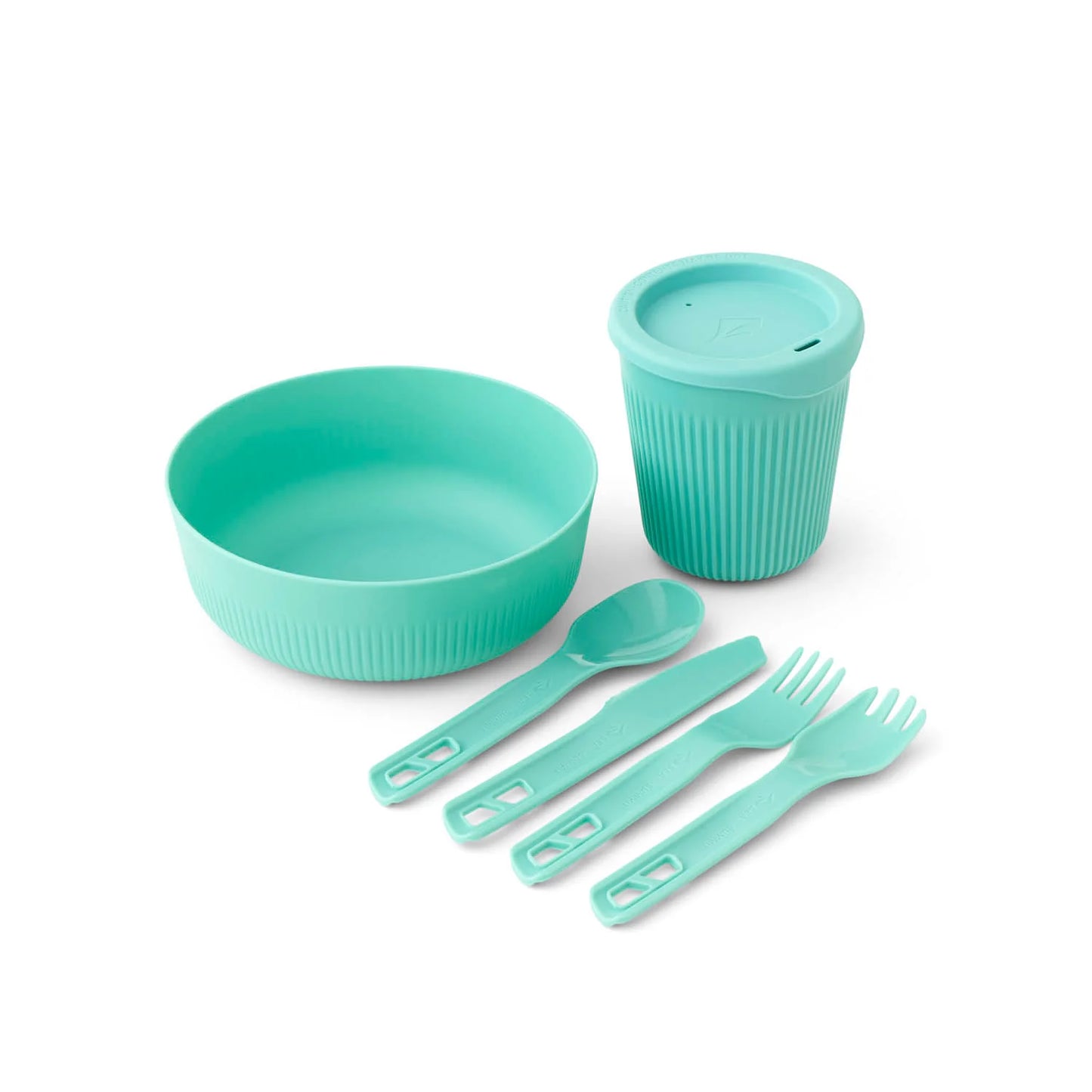 Sea to Summit Passage Dinnerware Set 1P - Aqua Blue