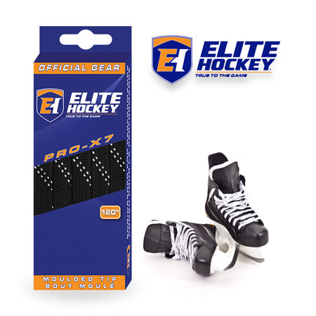 Elite Hockey Pro X7 Wide Moulded Tip Laces