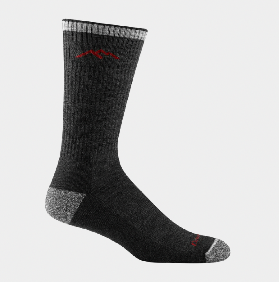 Darn Tough Midweight Hiker Boot Cut Mens Sock - Black
