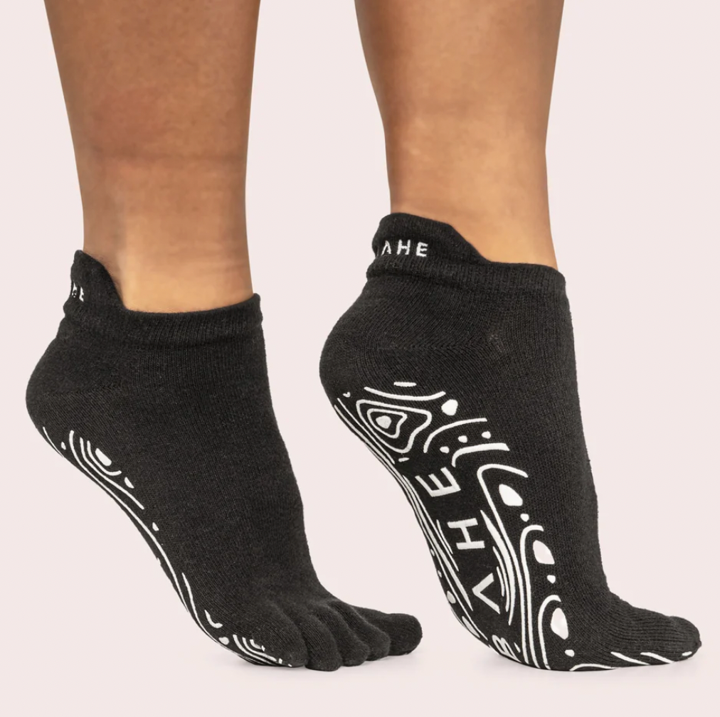 Bahe Grounded Grippy Toed Socks - One Size