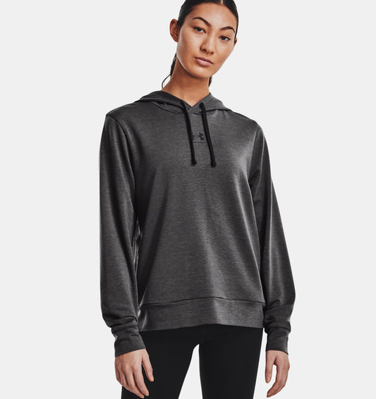 Under Armour Women's UA Rival Terry Hoodie - Jet Gray
