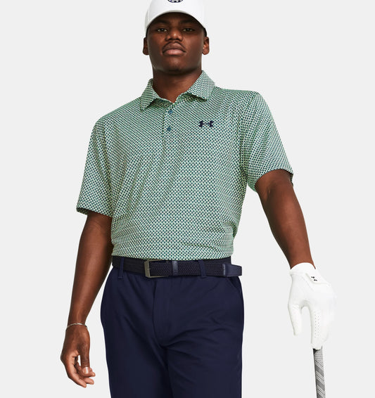Under Armour Mens Playoff 3.0 Printed Polo