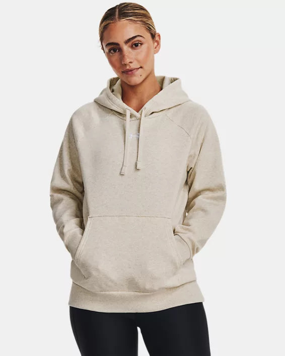 Under Armour Rival Fleece Women's Hoodie - Oatmeal