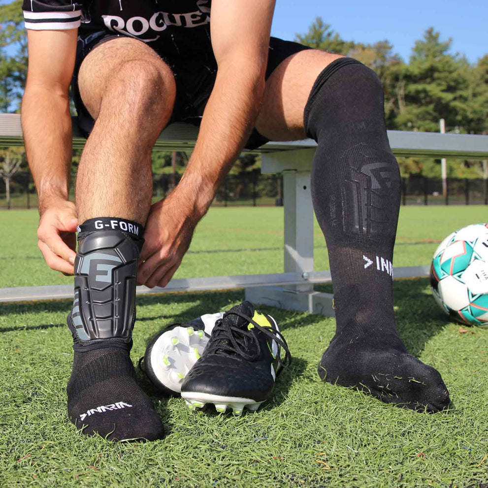 G-Form Pro S Vento Soccer Shin Guards - Black