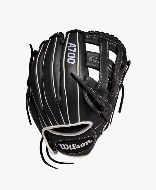 Wilson A700 12" Fastpitch Softball Glove - Black