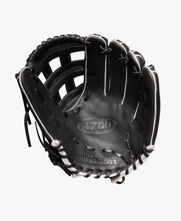 Wilson A700 12.5" Fastpitch Softball Glove - Black