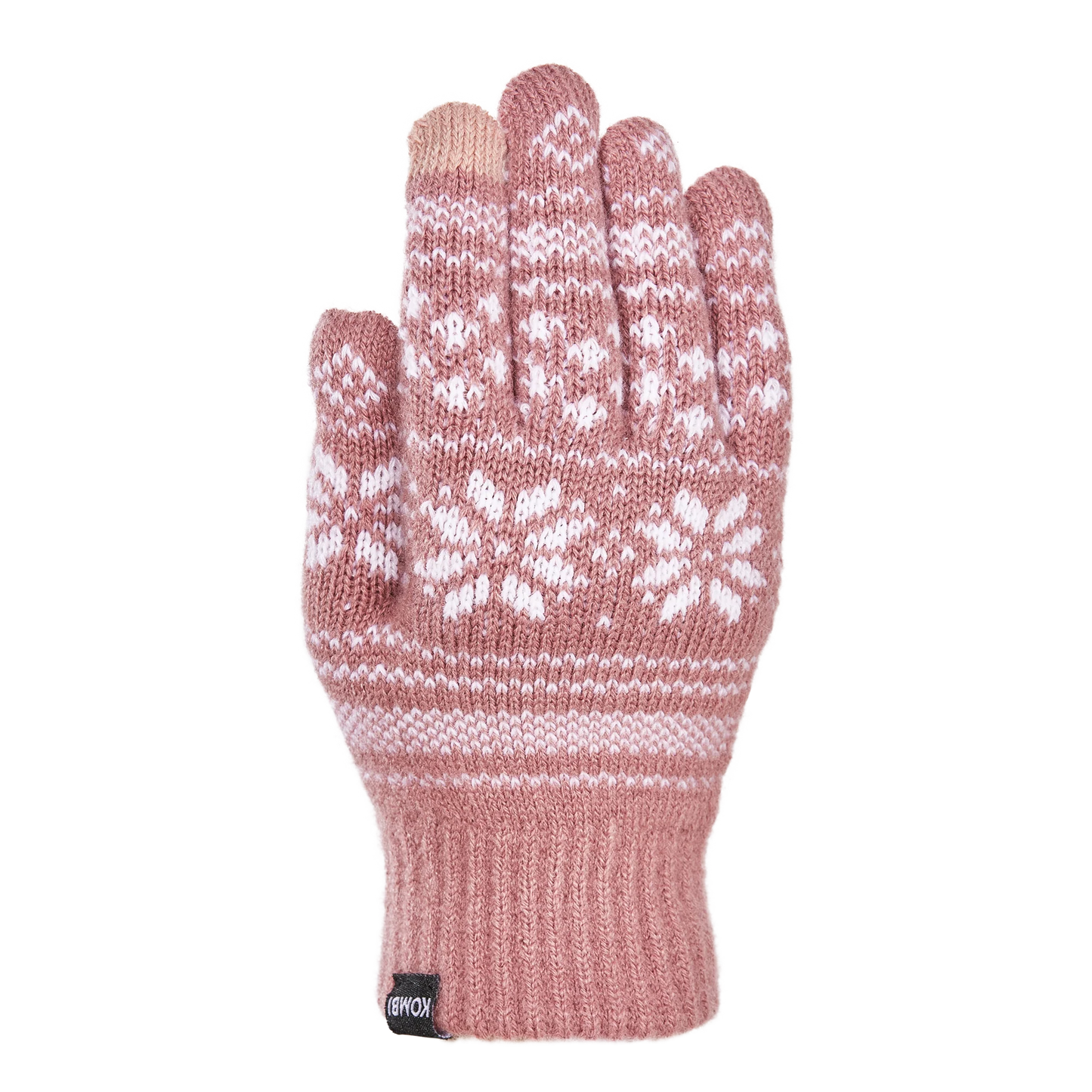 Kombi Nordic Jacquard Gloves - Nostalgia Rose