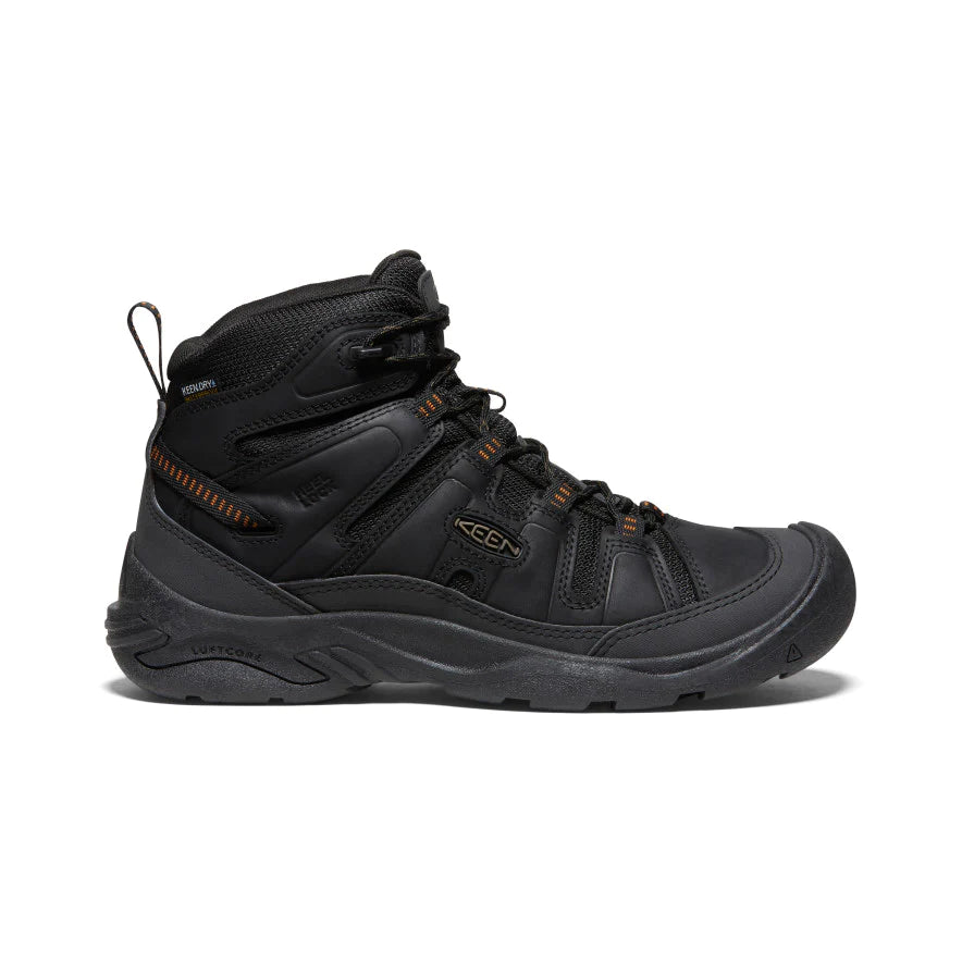Keen Circadia Mid Waterproof Mens Boots - Black