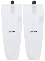 Bauer Flex Stock Practice Hockey Socks - White