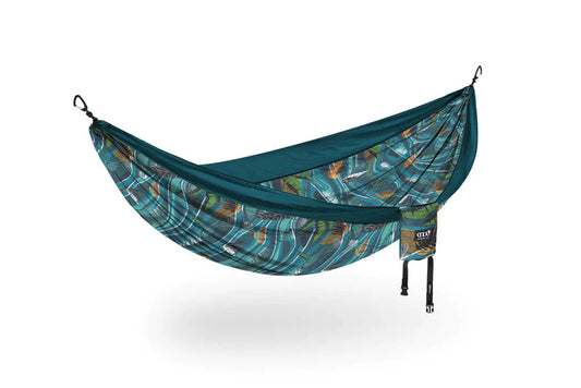 ENO Doublenest Print Hammock - Surf Break/Marine