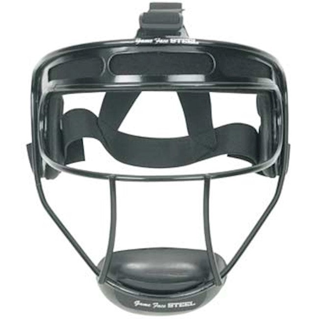 Game Face Steel Adult Softball Facemask - Black