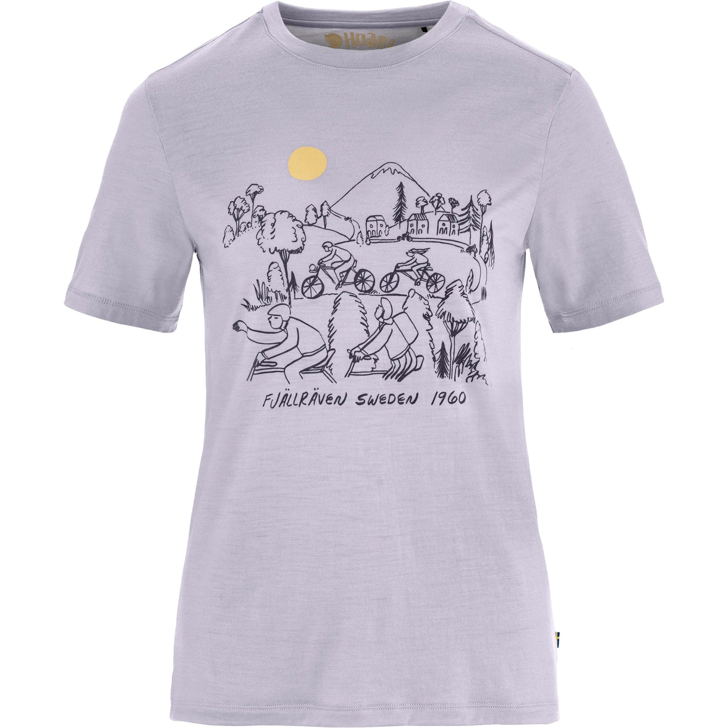 Fjallraven Hoja Lugnt Wool Women's Short Sleeve T-Shirt