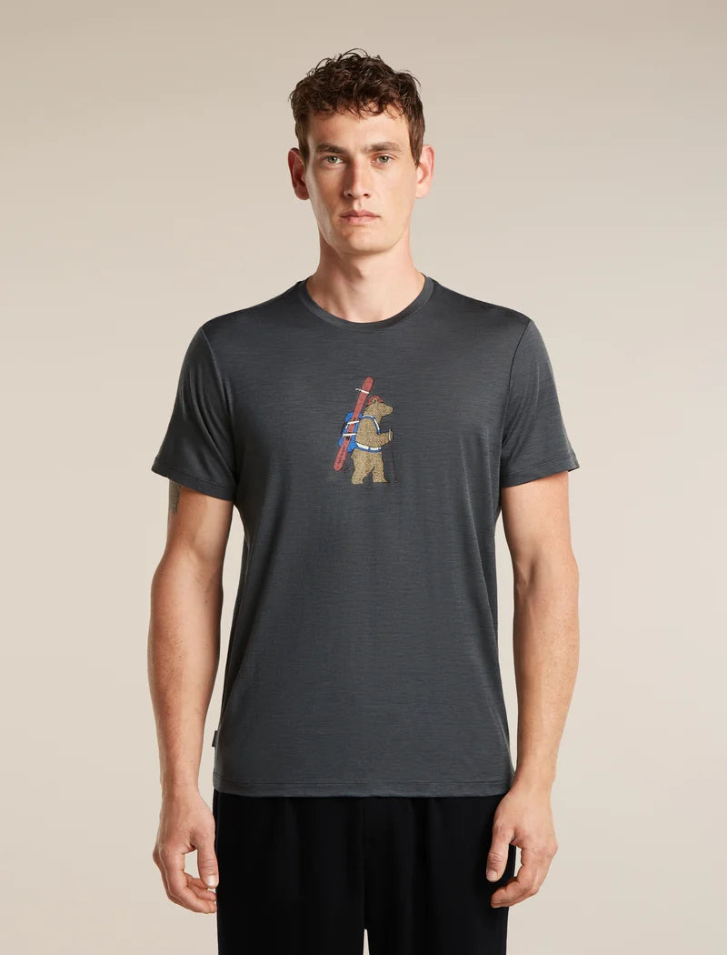 IceBreaker Men's Merino 150 Tech Lite Short Sleeve Tee Bear Tour