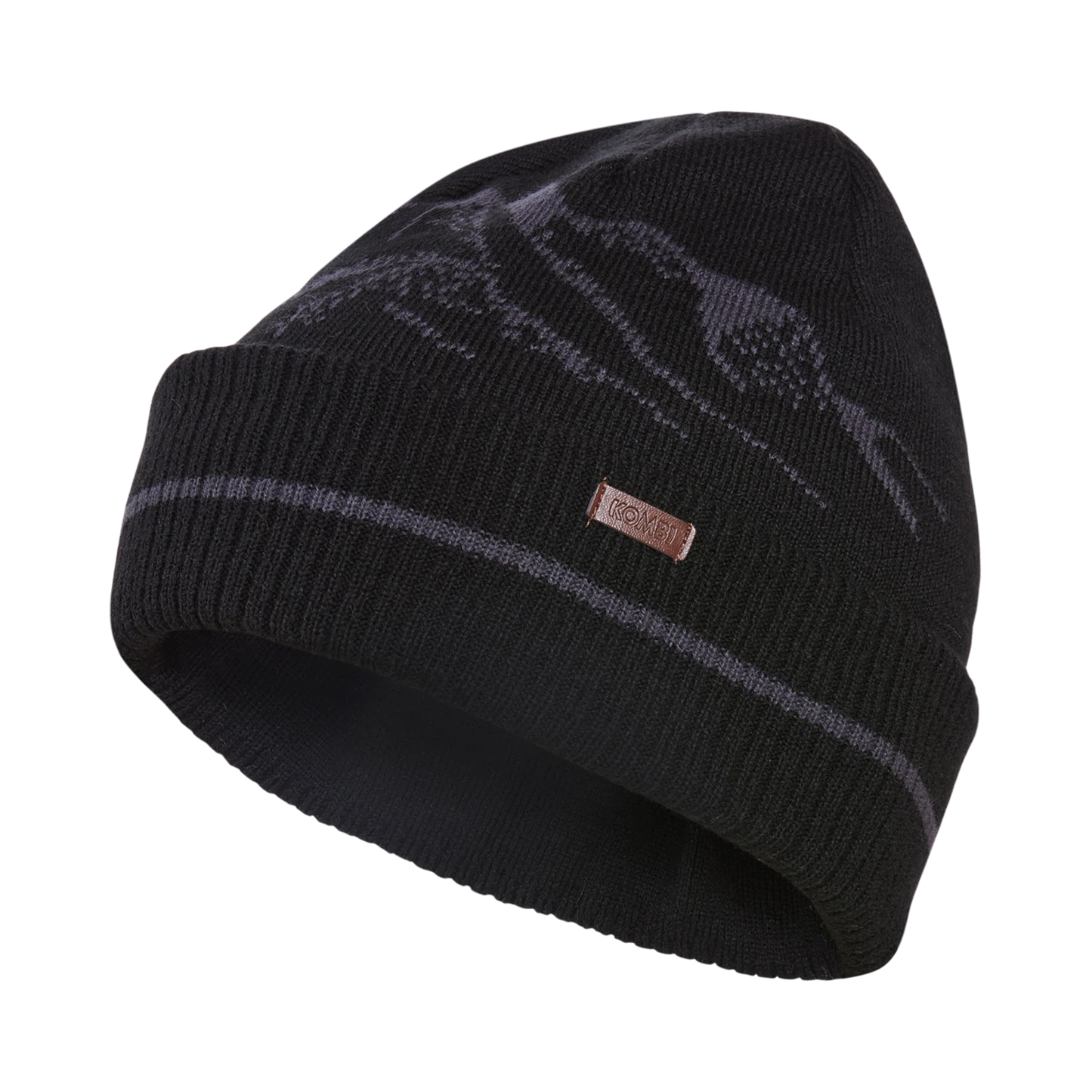 Kombi Sunshine Jacquard Junior Toque - Black