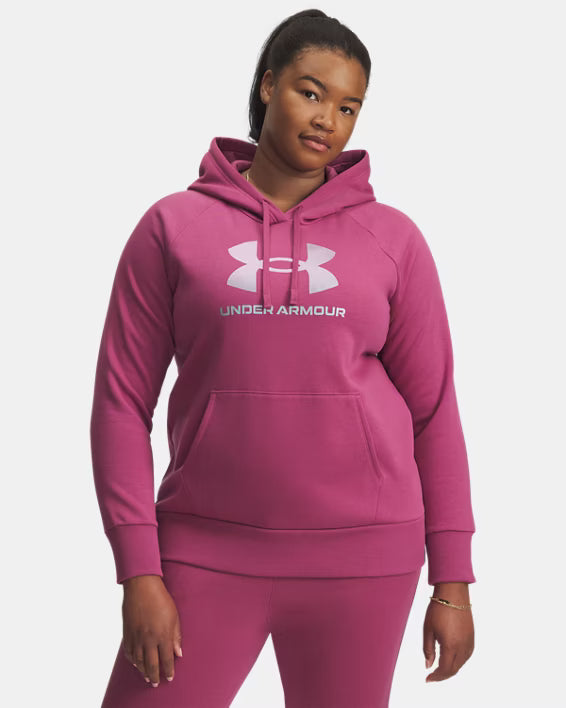 Under Armour Womens Rival Fleece Hoodie - Shimmer