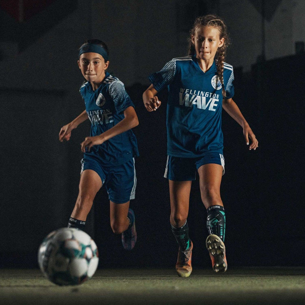 G-Form Youth Pro S Vento Soccer Shin Guards - Black