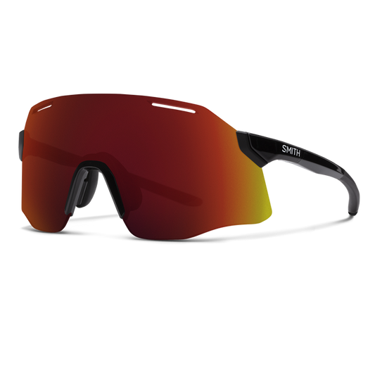 Smith Vert Sunglasses - Matte Black w. Chromapop Red Mirror Lens